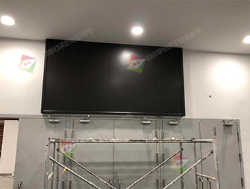 貴陽輕工業職業學校圖書館全彩LED安裝完成